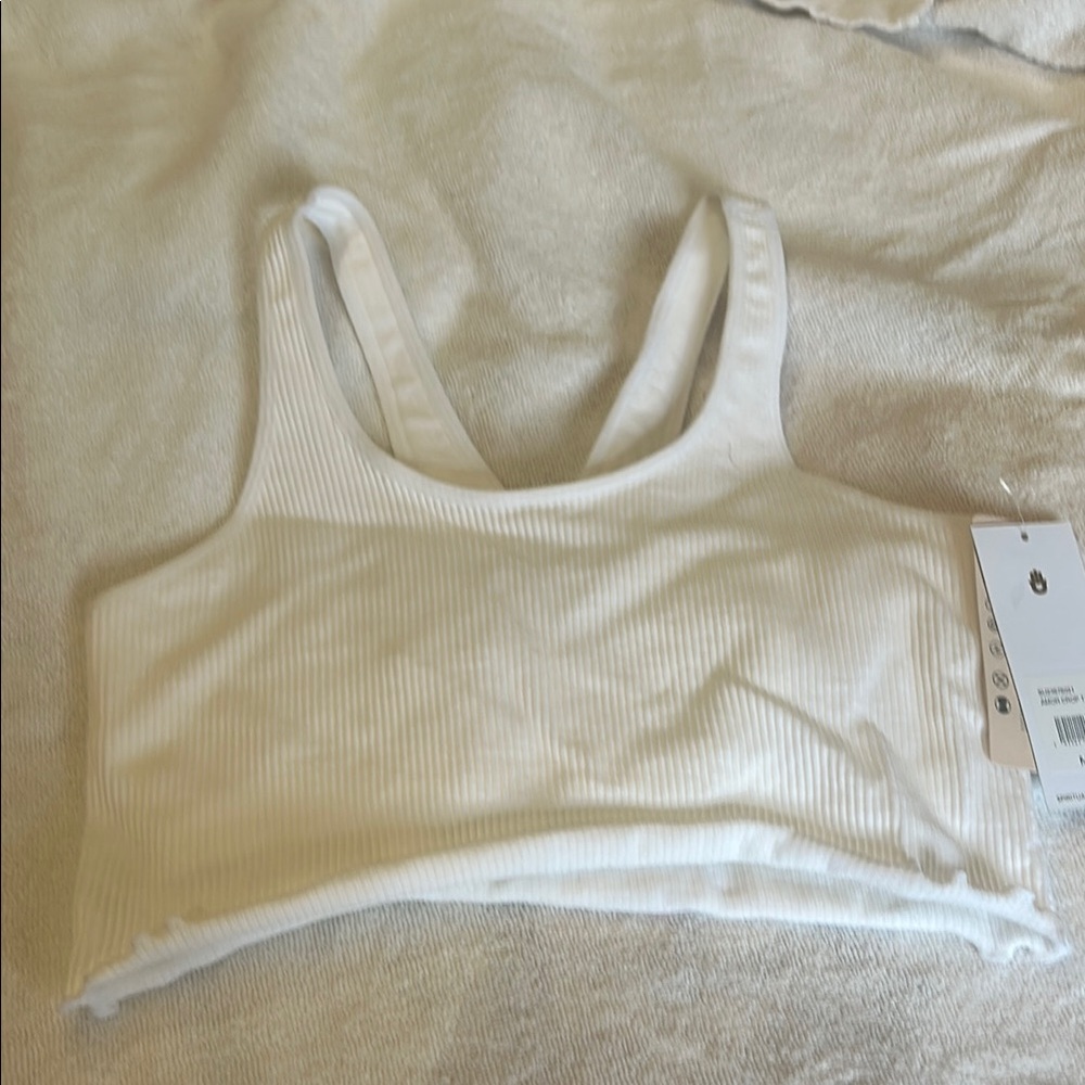 Spiritual Gangster White Crop Top
